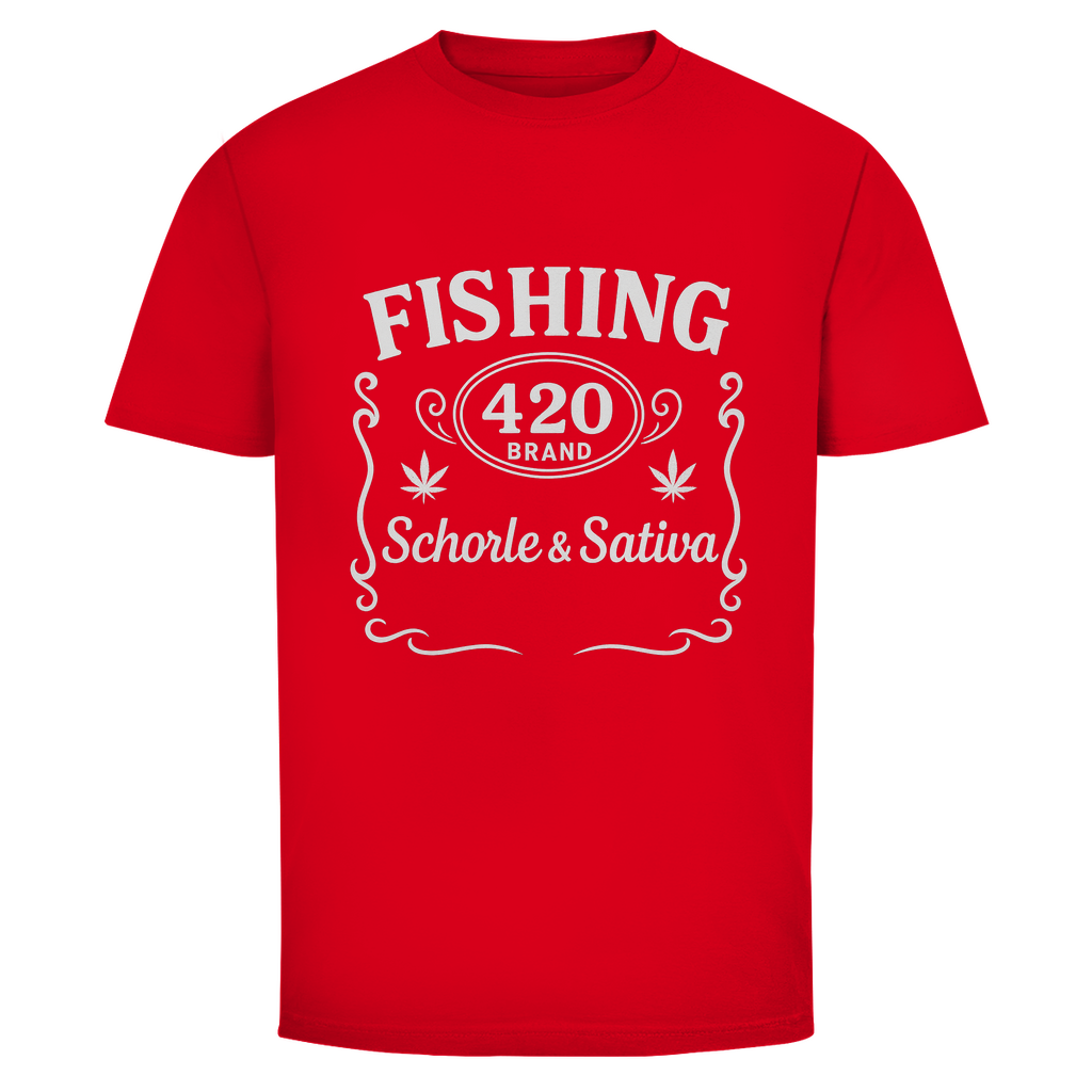 Fishing 420 Shirt – Schorle & Sativa Angler T-Shirt - Wild Boys Shop