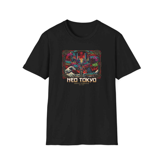 Tokyo Graffiti T-Shirt – Japanese Streetwear Wave Motiv Herren Damen