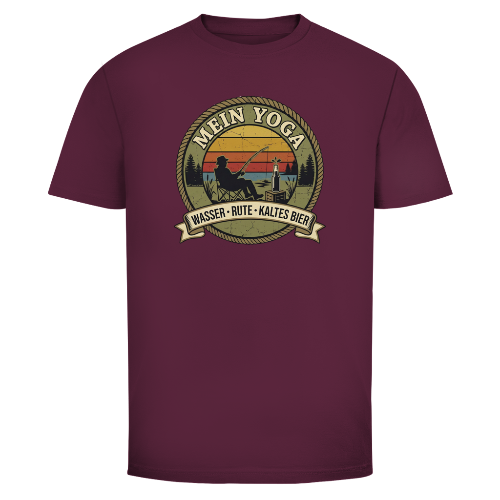 Mein Yoga Wasser Rute kaltes Bier | Angler Shirt - Wild Boys Shop