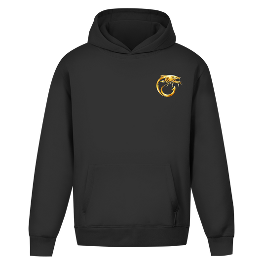 Catfish Gold Edition Hoodie – Hoodie Designdetail Nahaufnahme