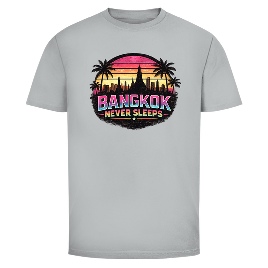 Bangkok Never Sleeps T-Shirt – Nightlife – T-Shirt Designdetail Nahaufnahme