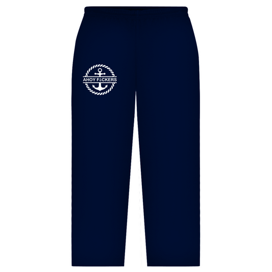 Oversize Sweatpants ahoy – T-Shirt Designdetail Nahaufnahme