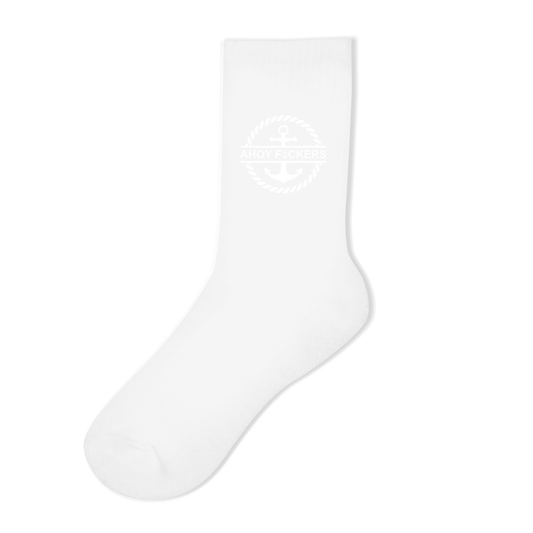 Socken ahoy – T-Shirt Designdetail Nahaufnahme