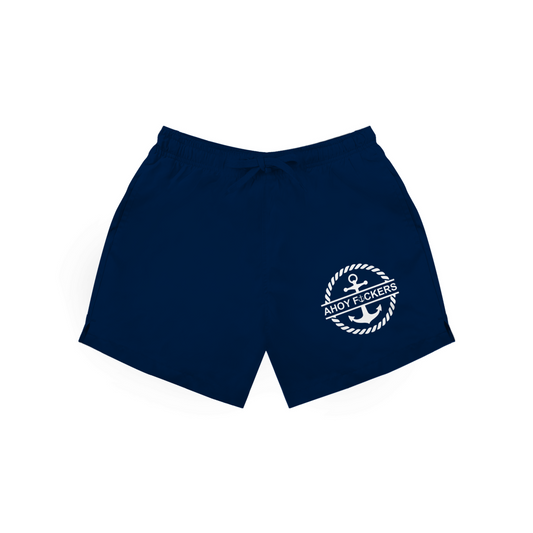 Badehose AHOY – T-Shirt Designdetail Nahaufnahme