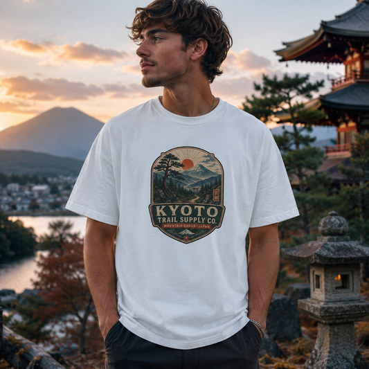 Kyoto Trail Supply Co. T-Shirt – Mount Fuji Japan Vintage Streetwear Unisex