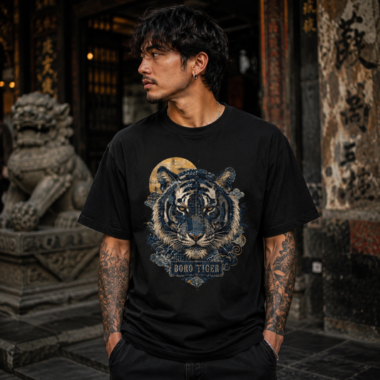 Boro Tiger T-Shirt – Vintage Japanese Streetwear | Wild Boys