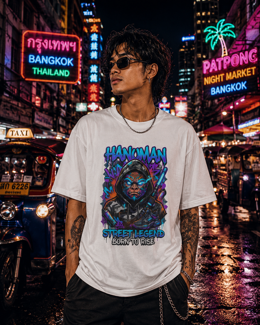Hanuman Streetwear T-Shirt – Urban Thai Design Herren Damen