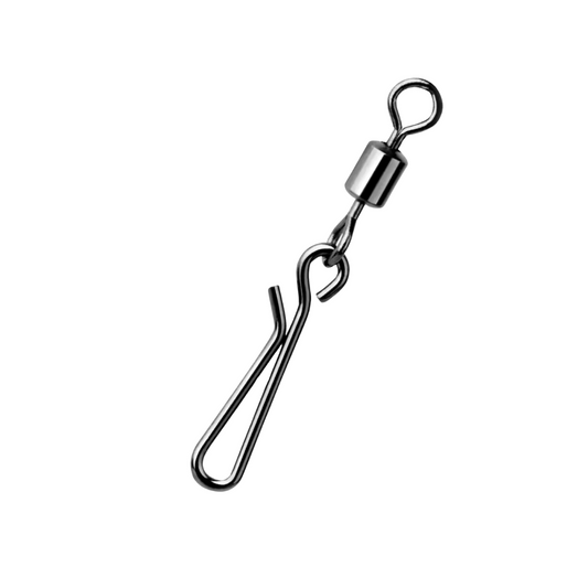 Einhänger 10 Stück Easy Clip Wirbel Wels Schnellwechsel Snap schwarz