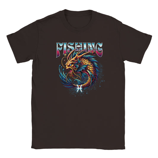 Fishing – T-Shirt Designdetail Nahaufnahme