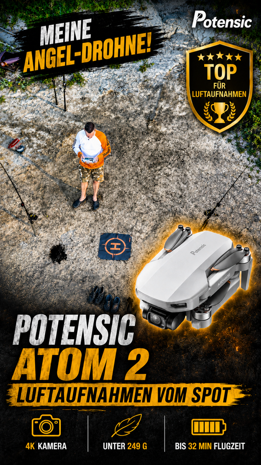 🚁 Potensic ATOM 2 – meine Drohne für Luftaufnahmen am Wasser & in Thailand