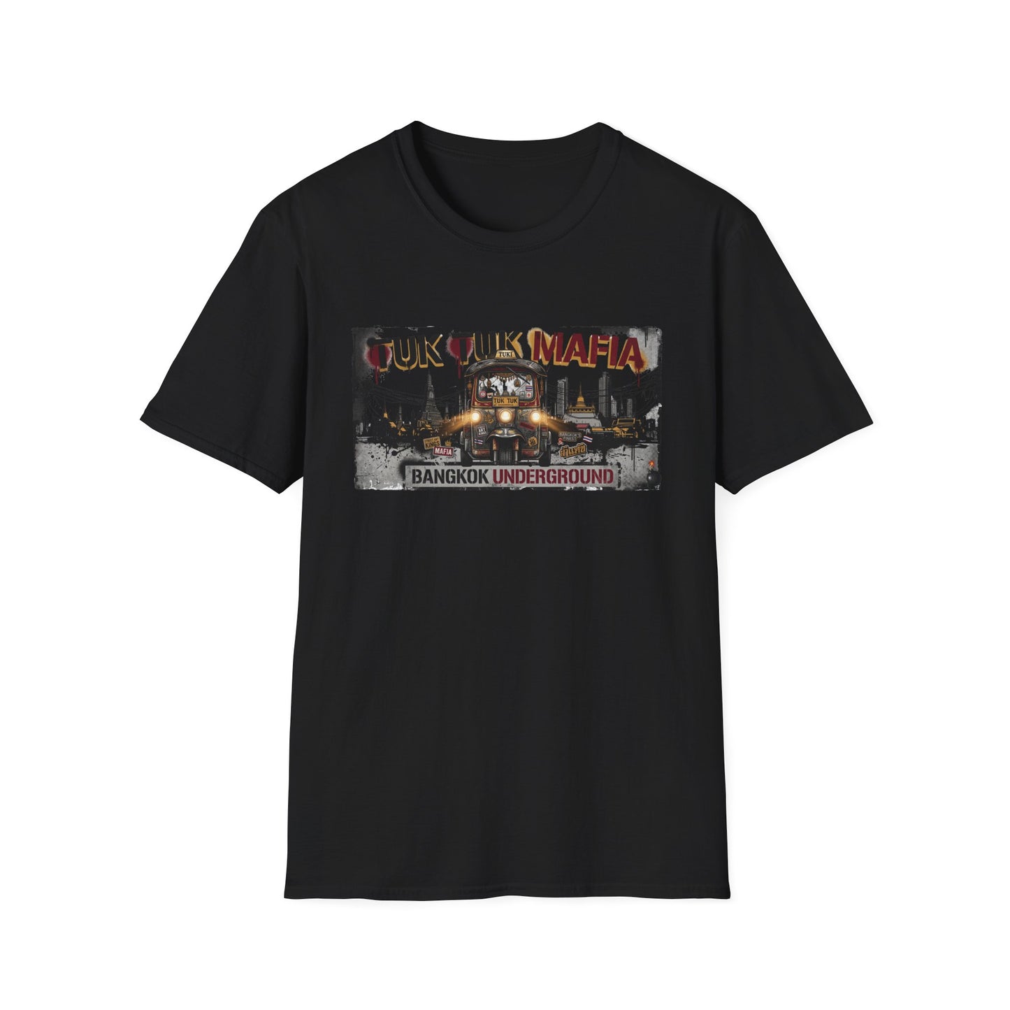 Tuk Tuk Mafia T-Shirt — Bangkok Underground Streetwear – T-Shirt Frontansicht