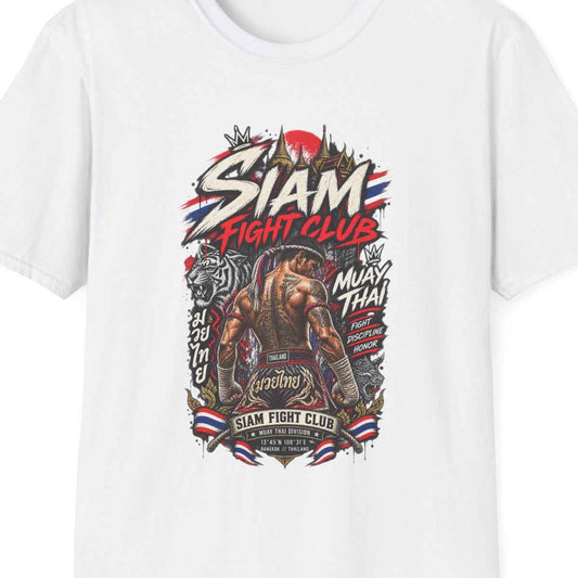 Siam Muay Thai T-Shirt — Thai Boxer Streetwear Herren Damen
