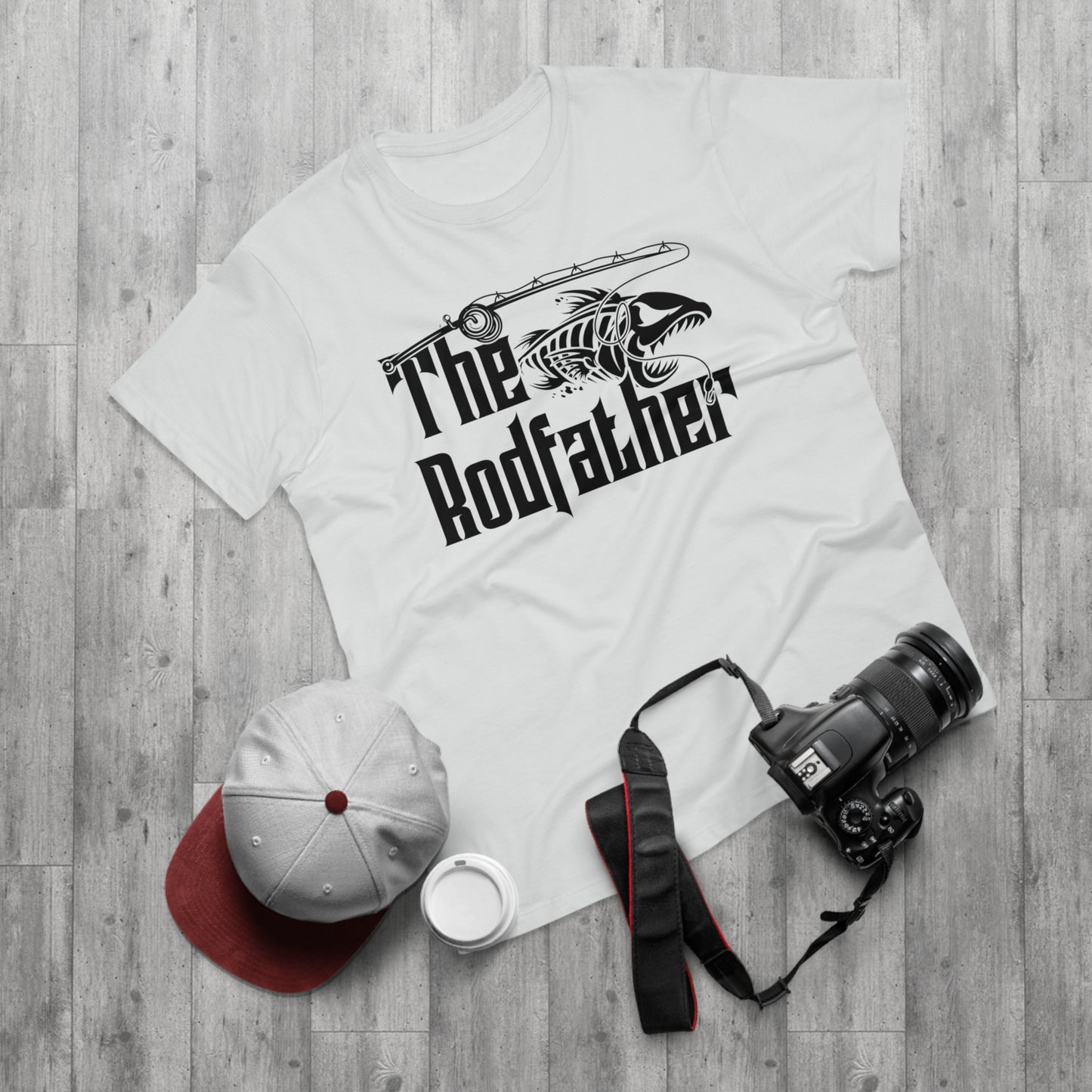 The Rodfather – Lustiges Angler T-Shirt | Der Rutenvater Parodie Shirt - Wild Boys Shop