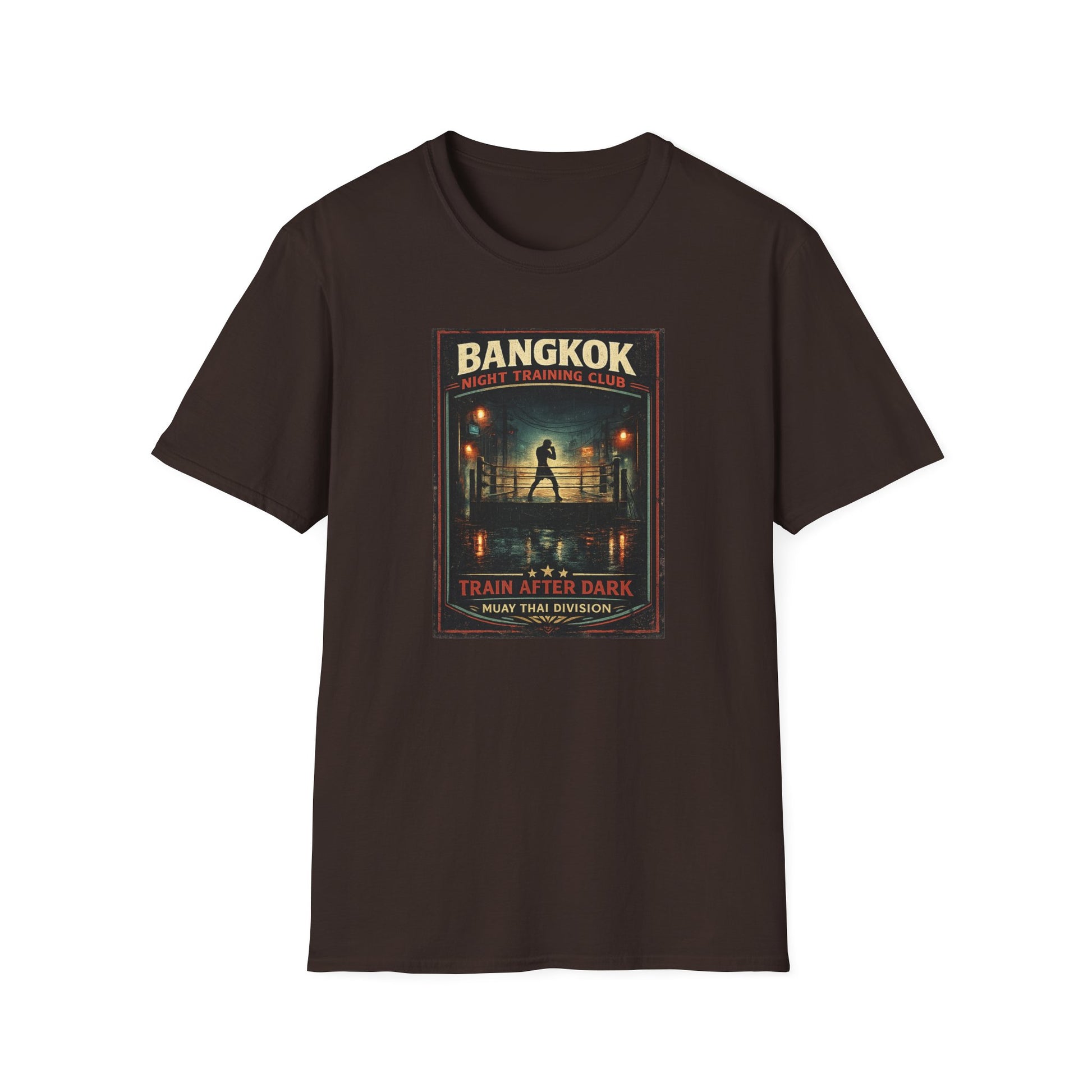 Bangkok Night Training Club T-Shirt Navy Muay Thai Graphic Tee Unisex