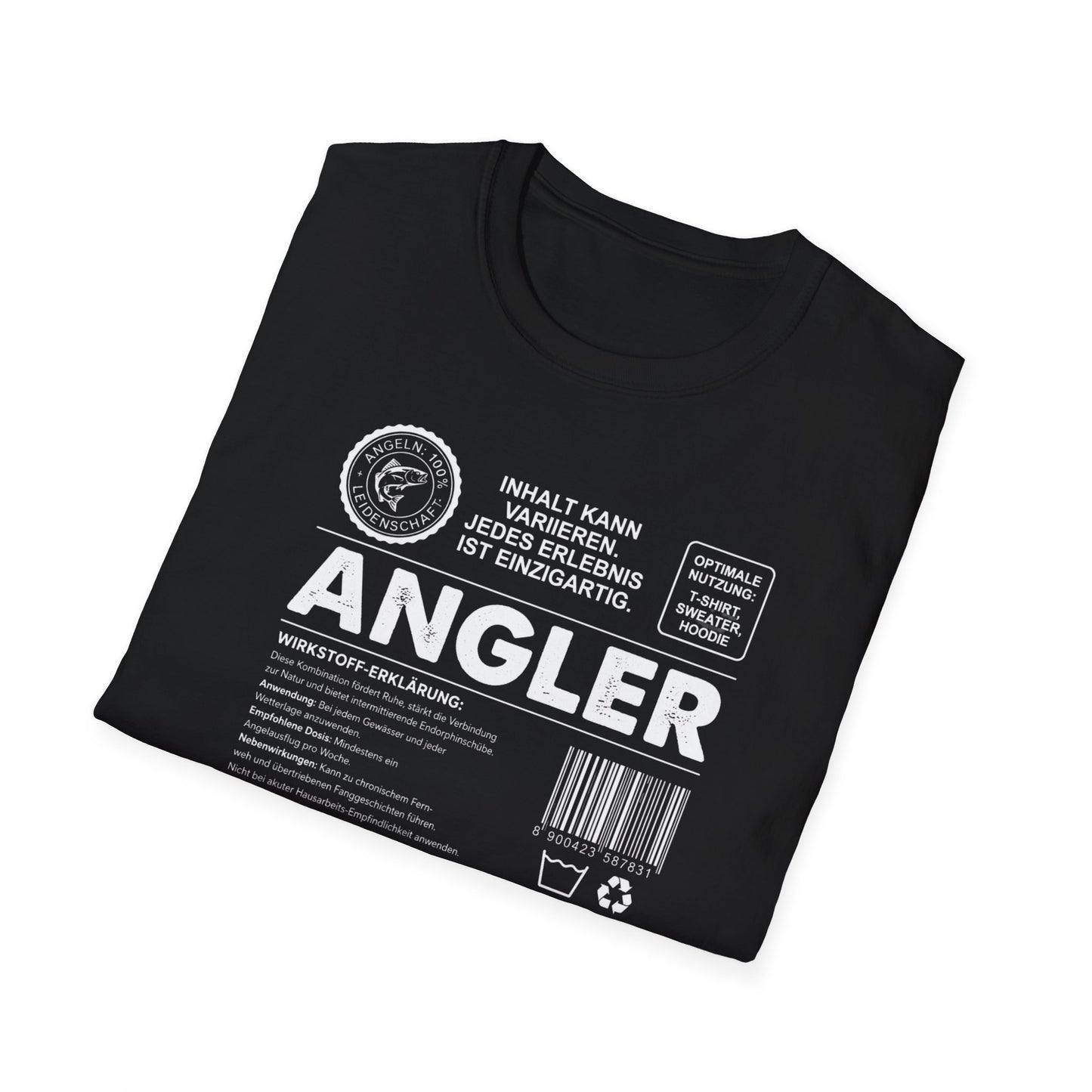 Wirkstoff Angler T-Shirt Herren – T-Shirt Ansicht 9