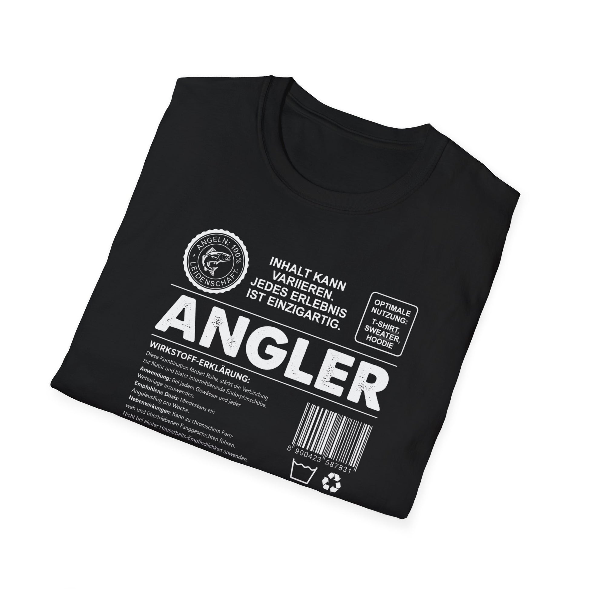 Wirkstoff Angler T-Shirt Herren – T-Shirt Ansicht 9