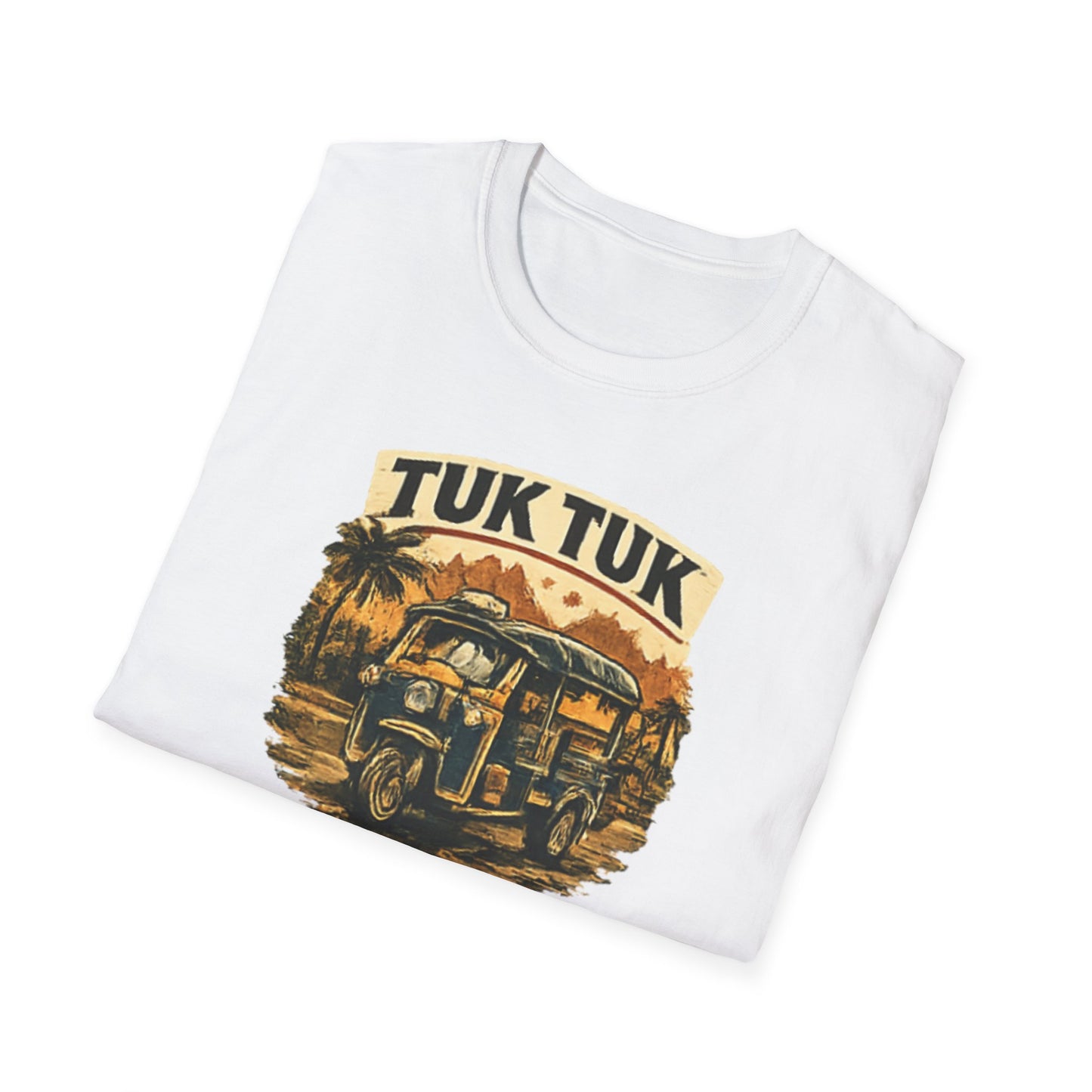 Tuk Tuk Vintage Design Detail — Retro Thailand Poster Artwork Nahaufnahme