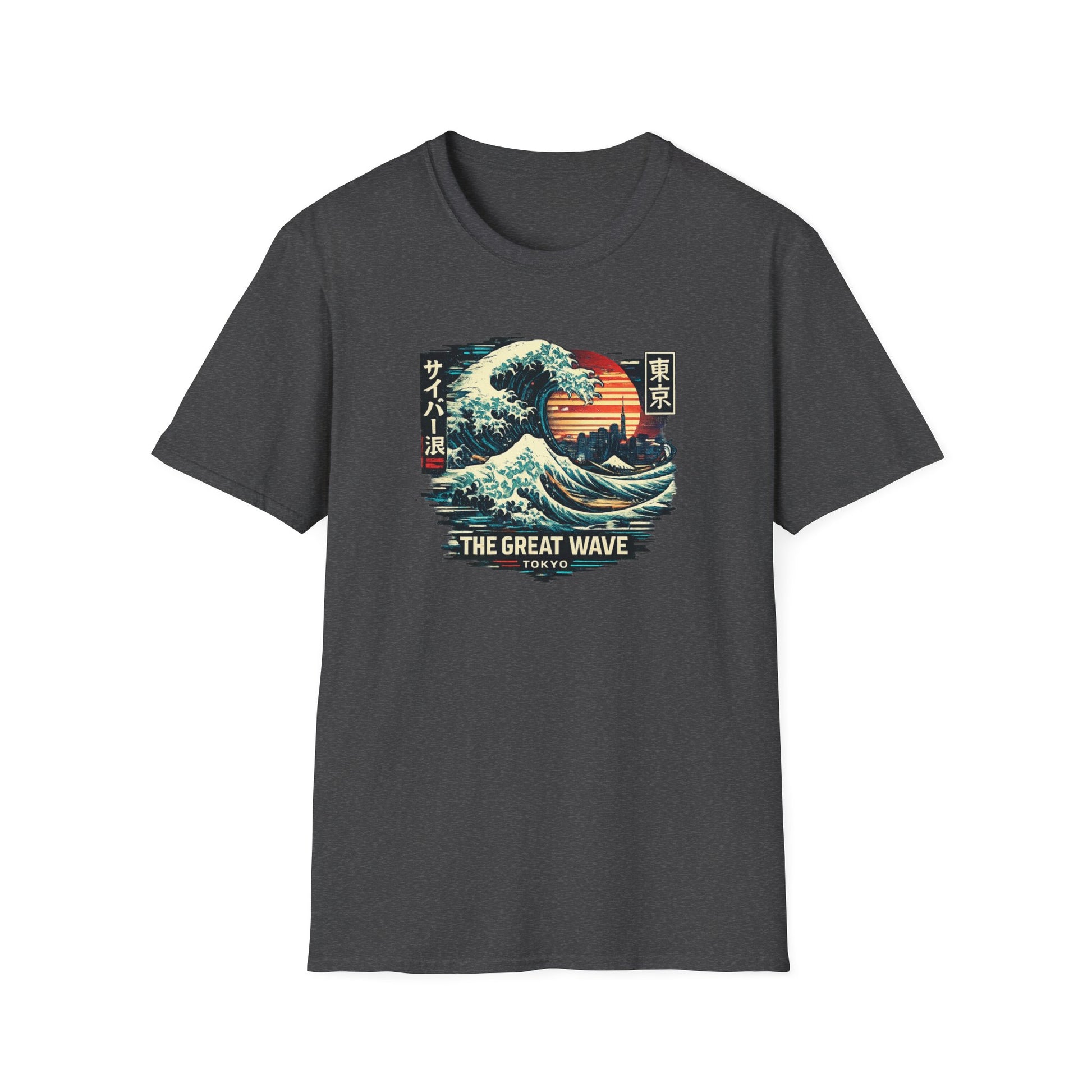 Great Wave Tokyo T-Shirt — Japanese Streetwear Detailansicht