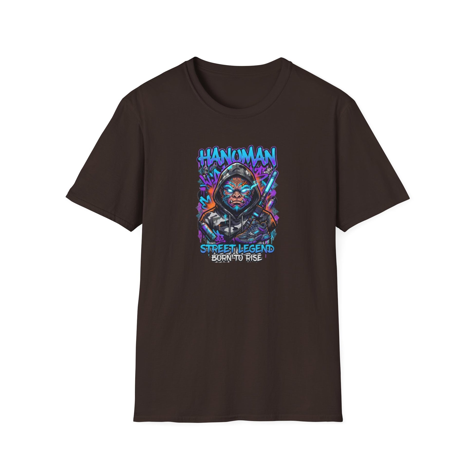 Hanuman T-Shirt braun — Thai Streetwear Vorderansicht
