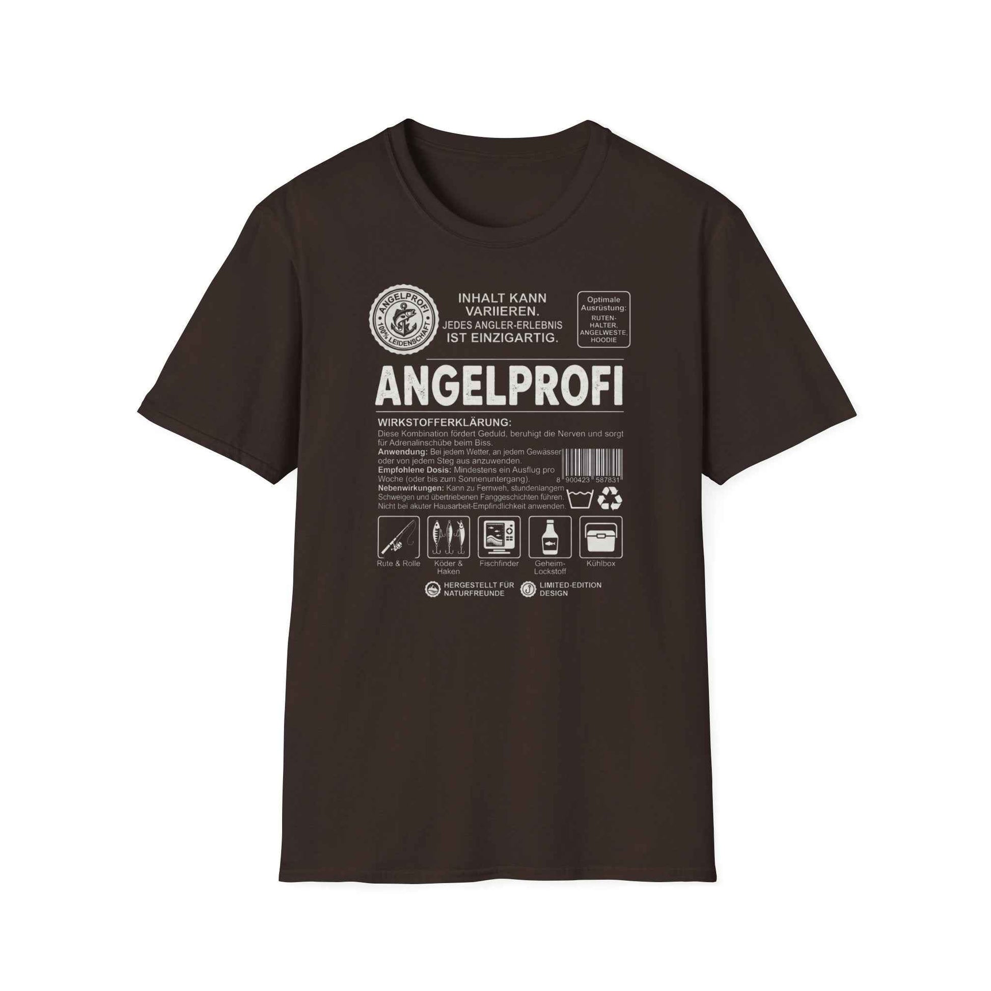 Angel Profi T-Shirt Herren – T-Shirt Designdetail Nahaufnahme