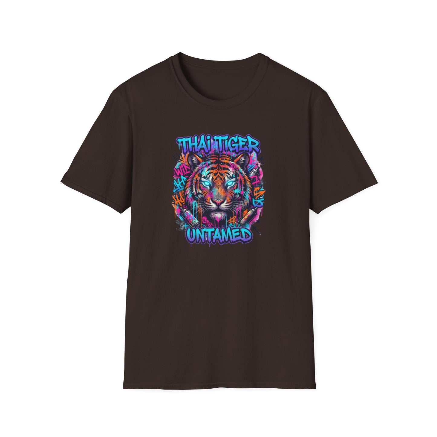 Thai Tiger Untamed T-Shirt Rückansicht — Asian Streetwear