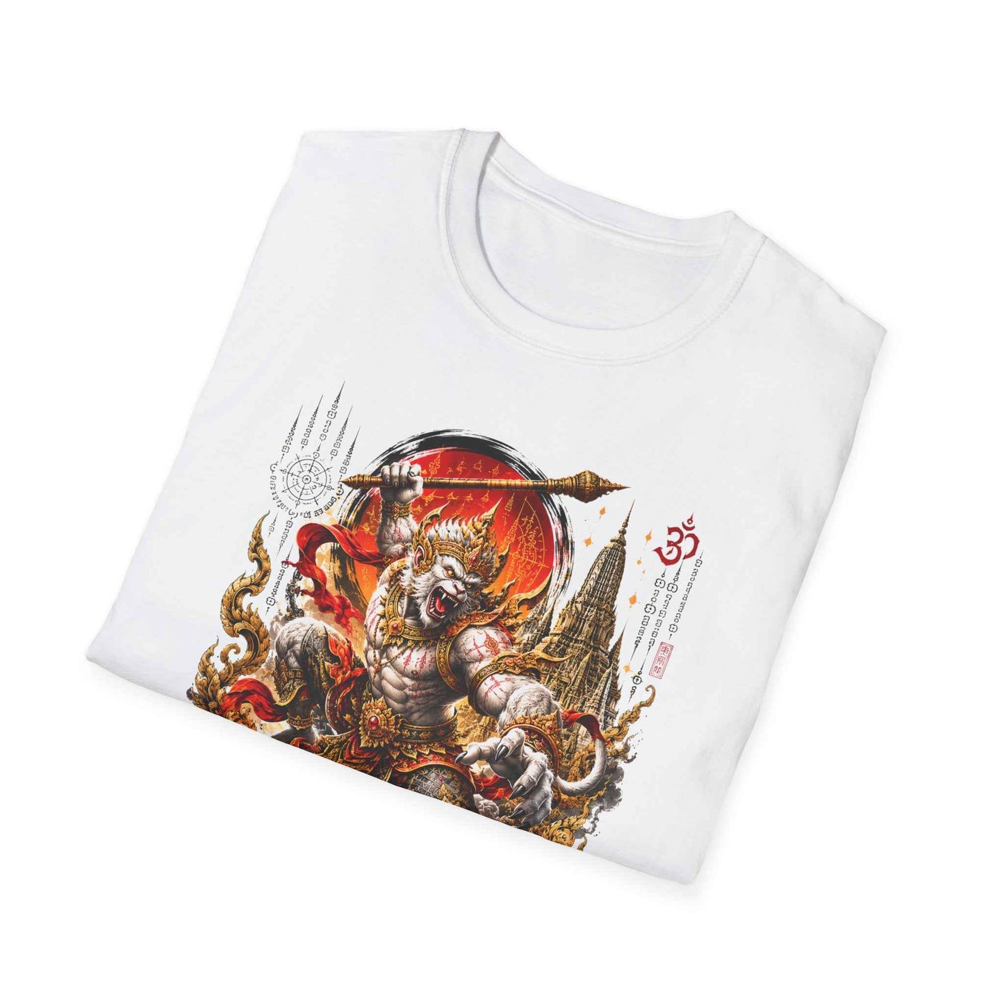 Hanuman T-Shirt — Muay Thai Sak Yant Thai Streetwear Herren Damen