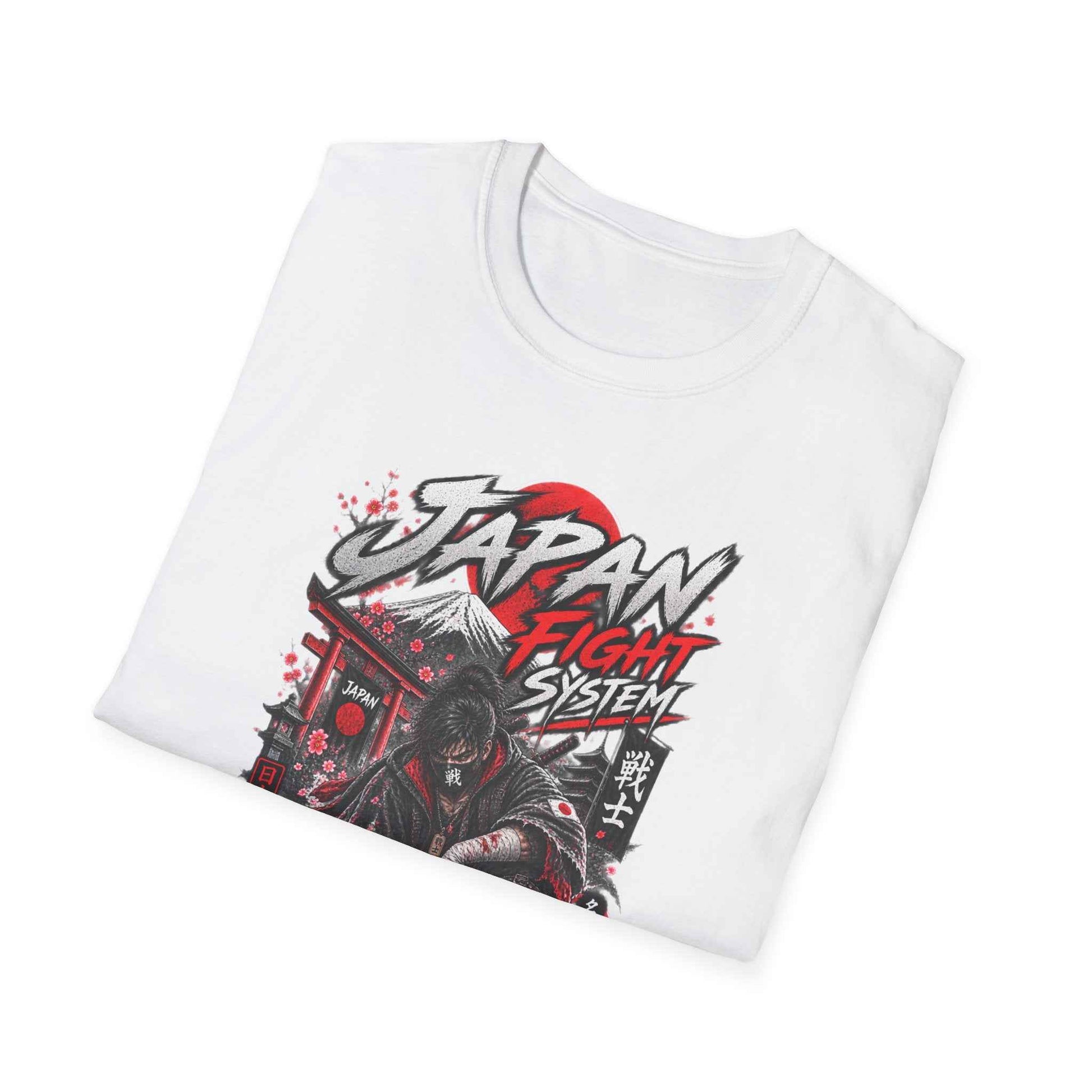 Japan Fight System T-Shirt — Samurai Krieger Japanese Streetwear Herren Damen