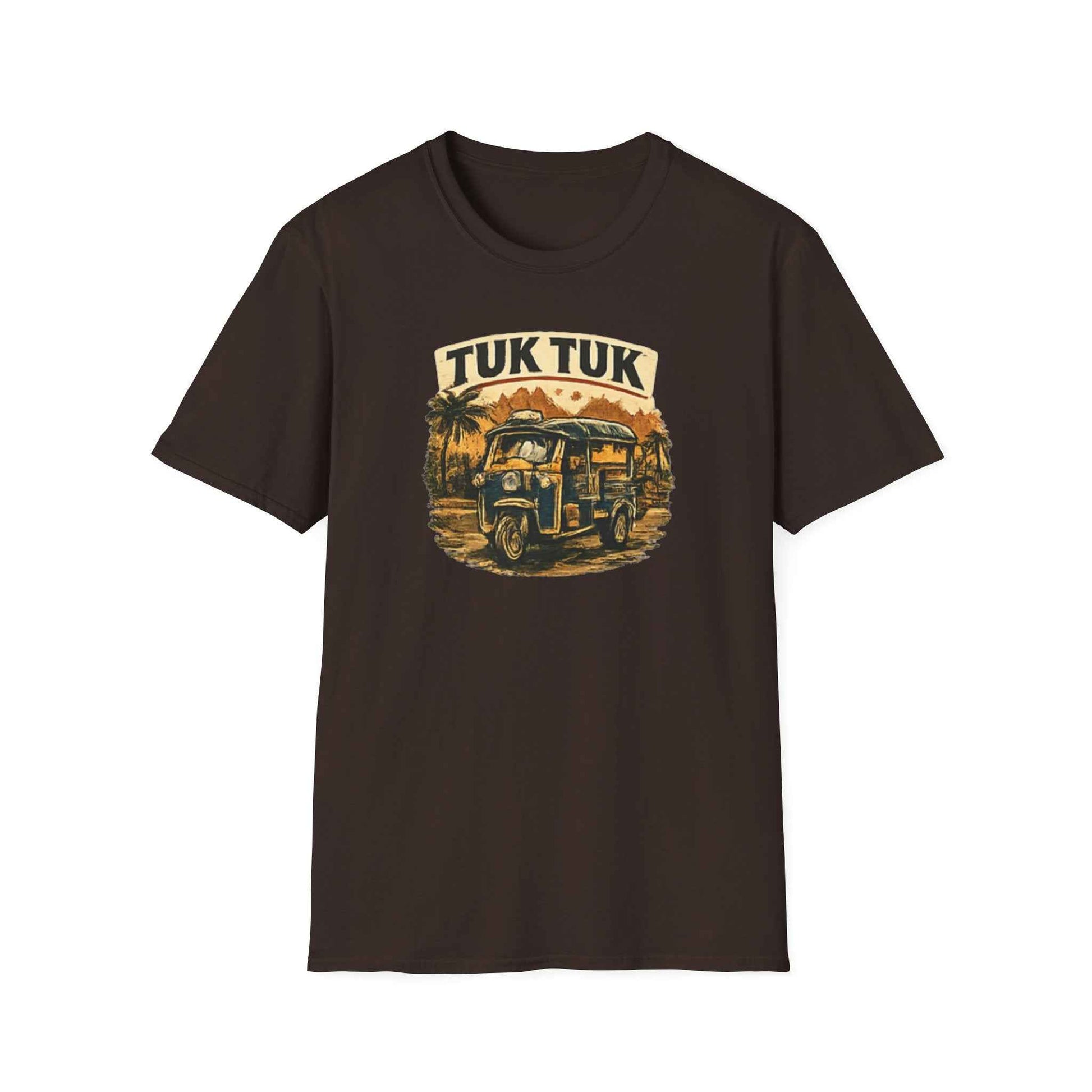 Tuk Tuk T-Shirt — Vintage Thailand Streetwear Retro Rikscha Motiv Herren Damen