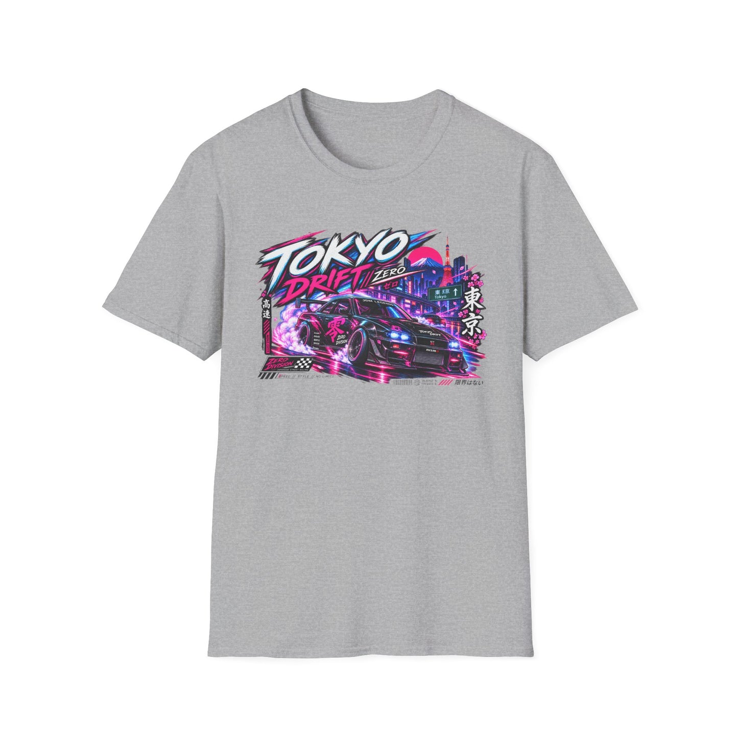 Tokyo Drift T-Shirt Sport Grey — JDM Racing Car Streetwear