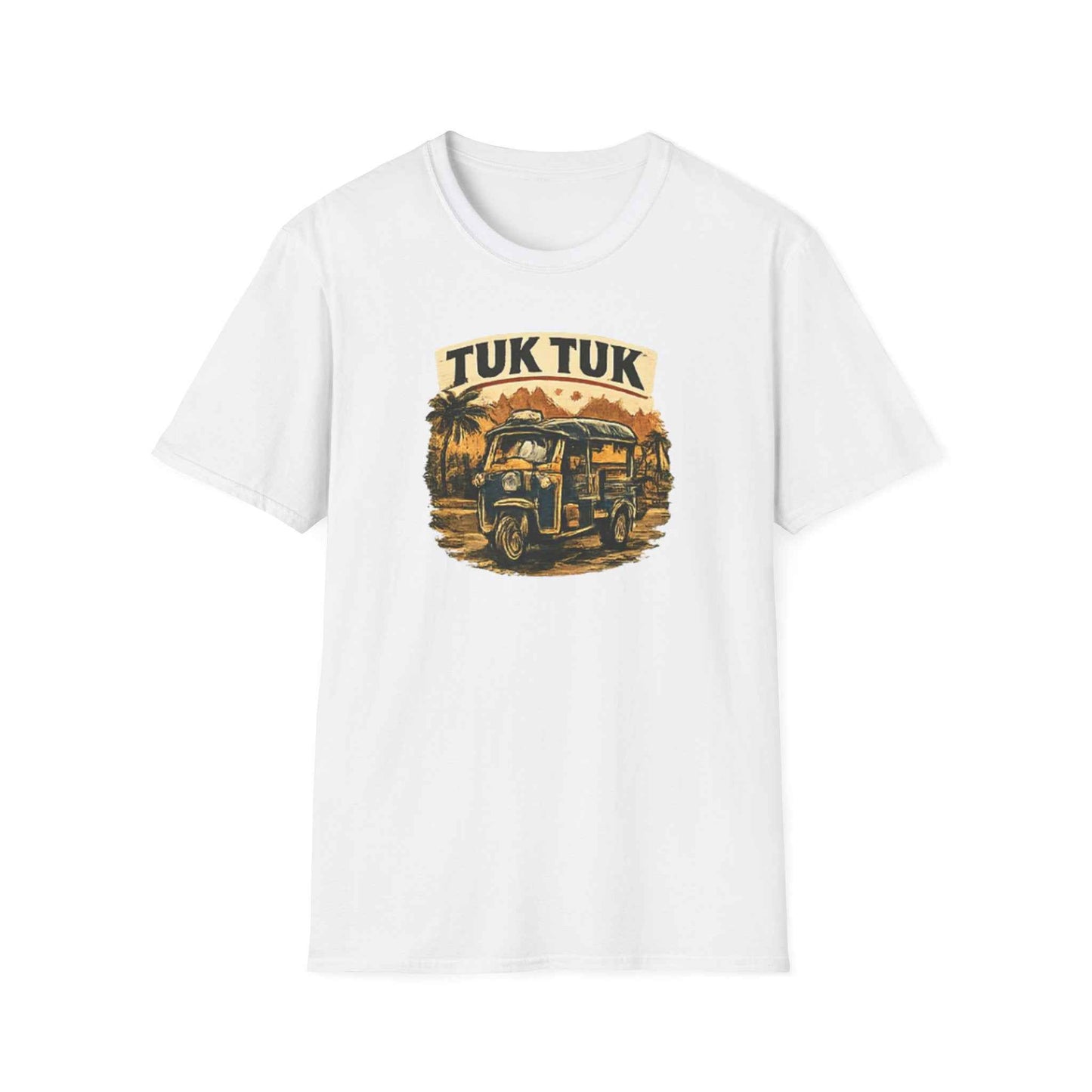 Tuk Tuk T-Shirt — Vintage Thailand Streetwear Retro Rikscha Motiv Herren Damen