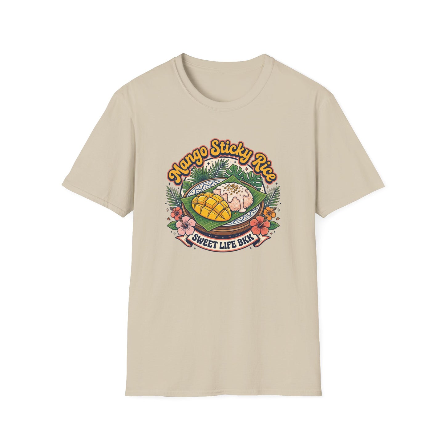 Gildan 64000 Größentabelle S bis 3XL Mango Sticky Rice Thai Shirt