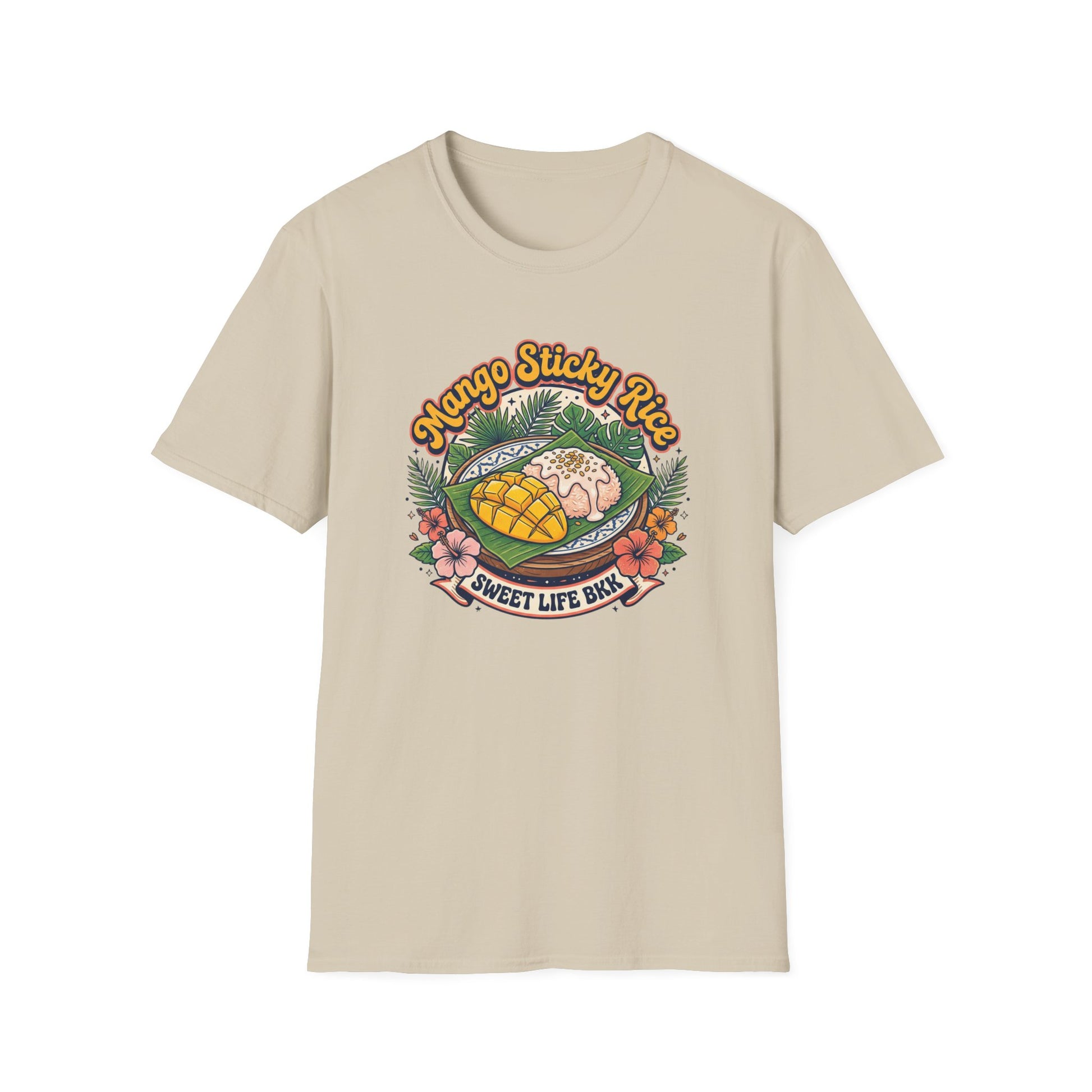 Gildan 64000 Größentabelle S bis 3XL Mango Sticky Rice Thai Shirt