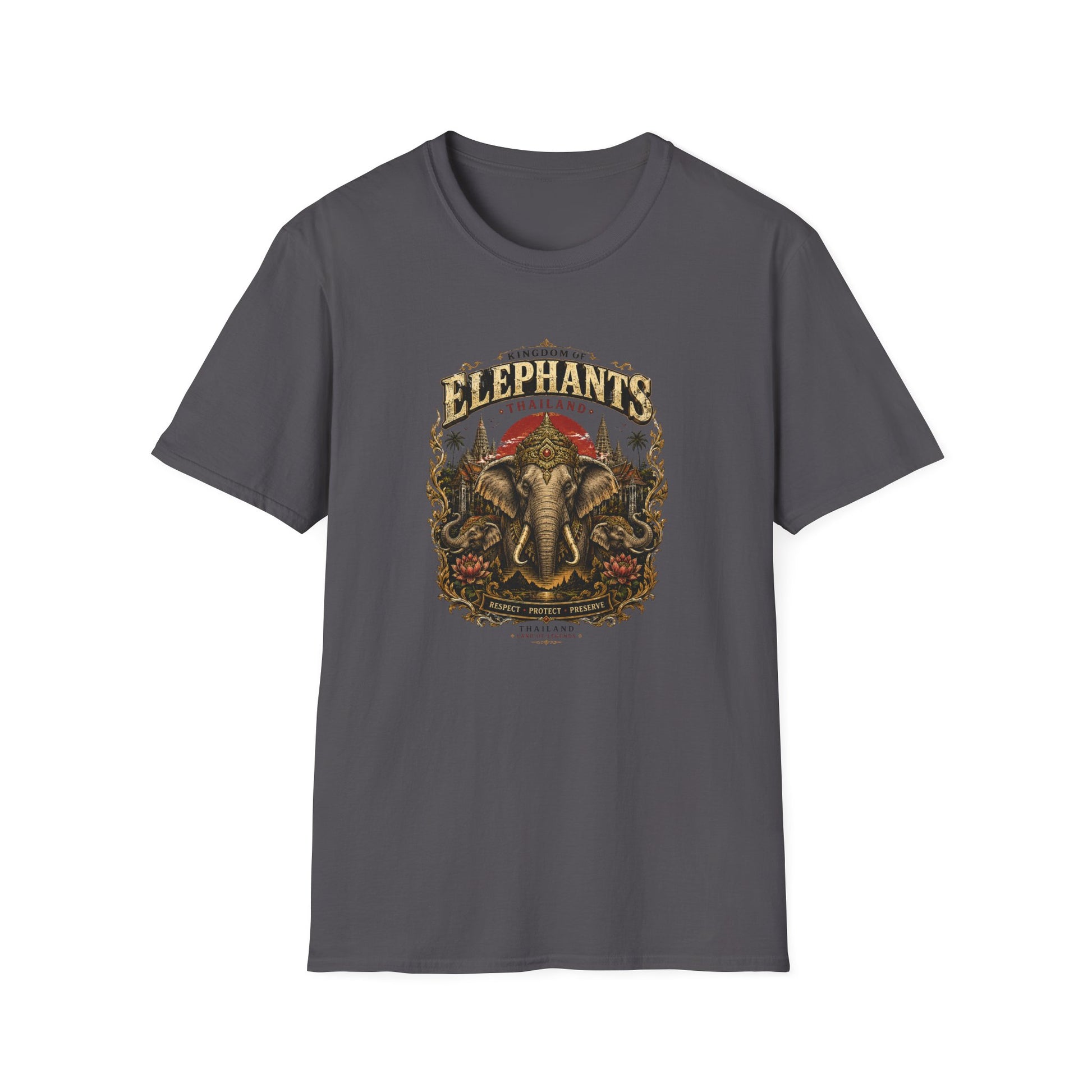 Kingdom of Elephants T-Shirt Rückansicht Thailand Streetwear