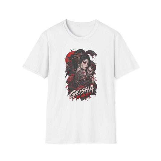 Geisha No Mercy T-Shirt — Japanese Streetwear Tattoo Herren Damen