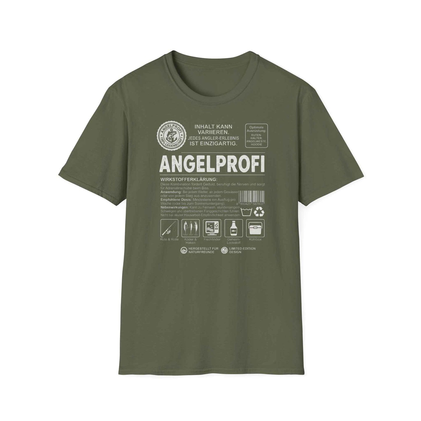 Angel Profi T-Shirt Herren – T-Shirt Rückansicht