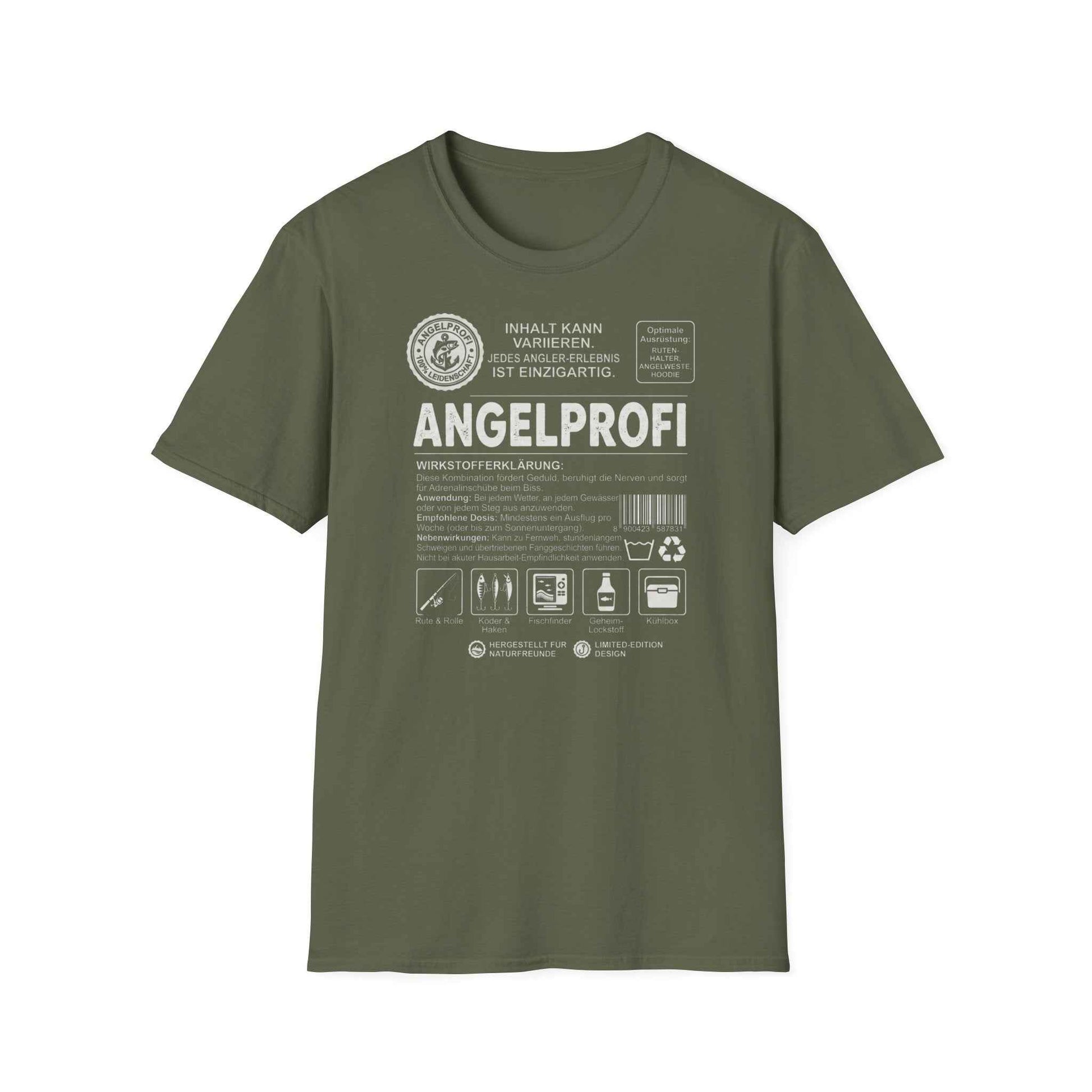 Angel Profi T-Shirt Herren – T-Shirt Rückansicht