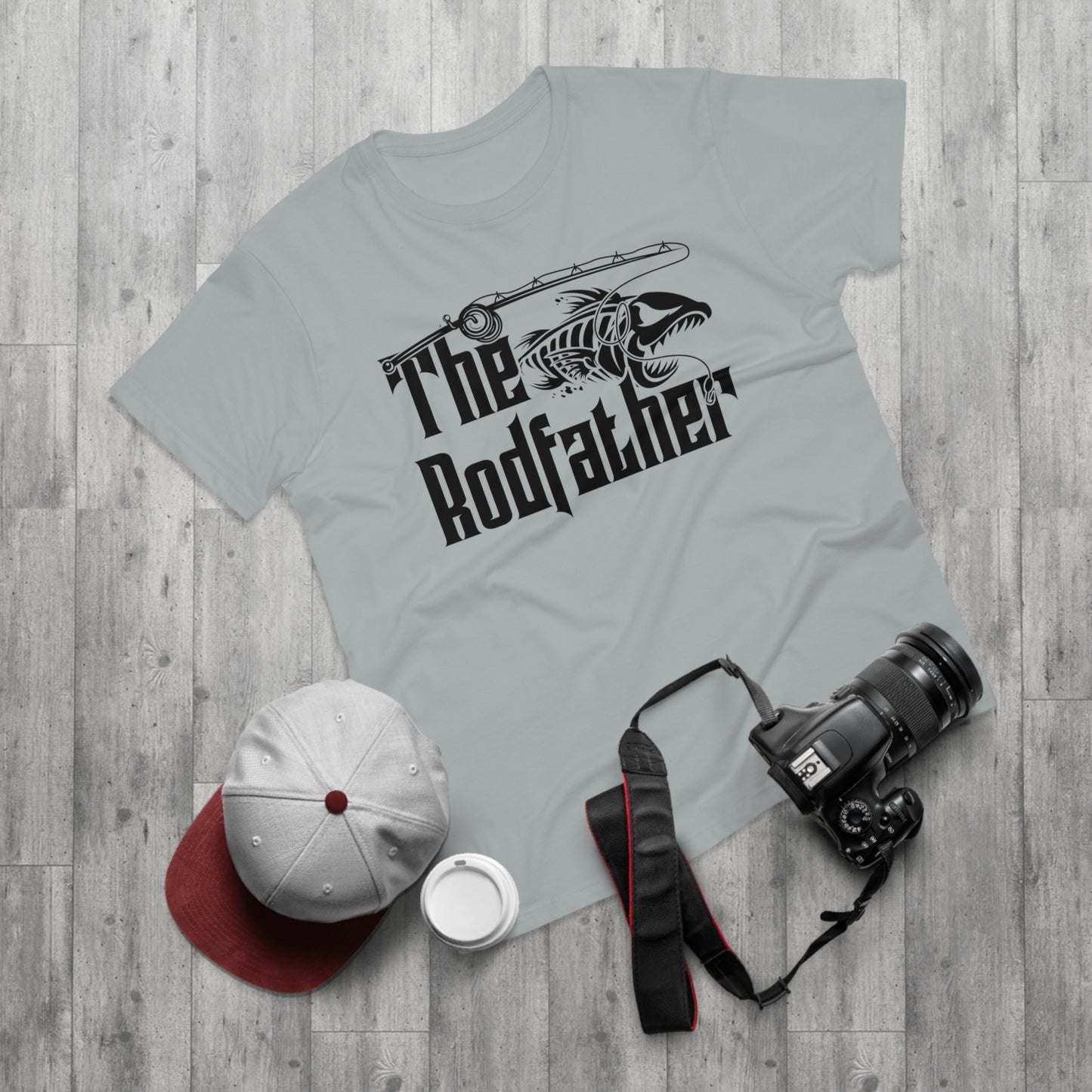 The Rodfather – Lustiges Angler T-Shirt | Der Rutenvater Parodie Shirt - Wild Boys Shop
