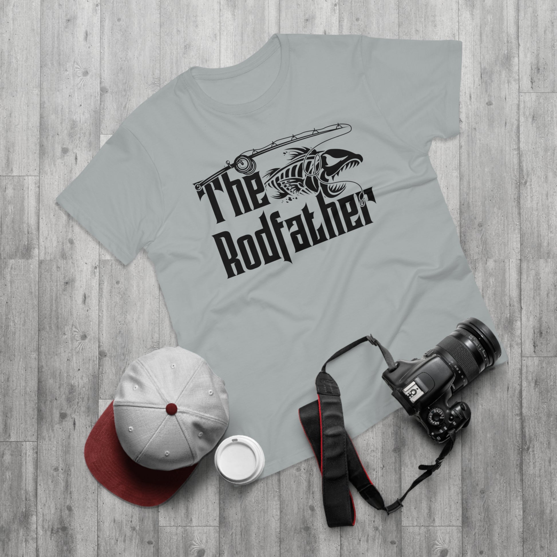 The Rodfather – Lustiges Angler T-Shirt | Der Rutenvater Parodie Shirt - Wild Boys Shop