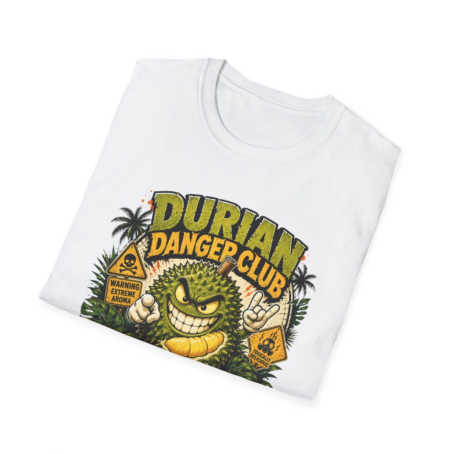 Durian Danger Club T-Shirt getragen Thailand Funny Durian Streetwear