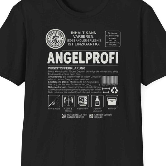 Angel Profi T-Shirt Herren – T-Shirt Frontansicht – Design Nahaufnahme
