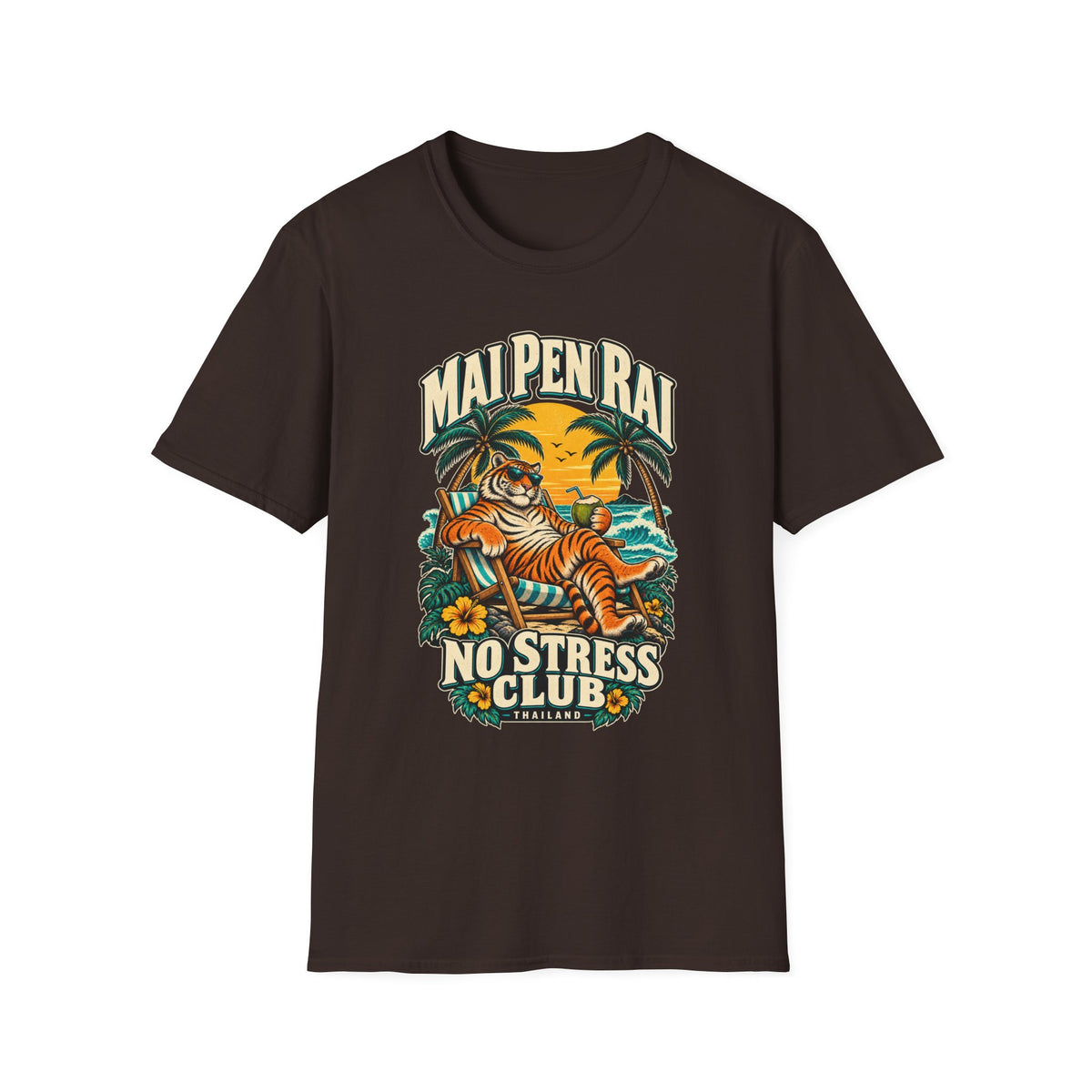 Mai Pen Rai T-Shirt — Tiger Shirt Thailand Streetwear Farbvariante
