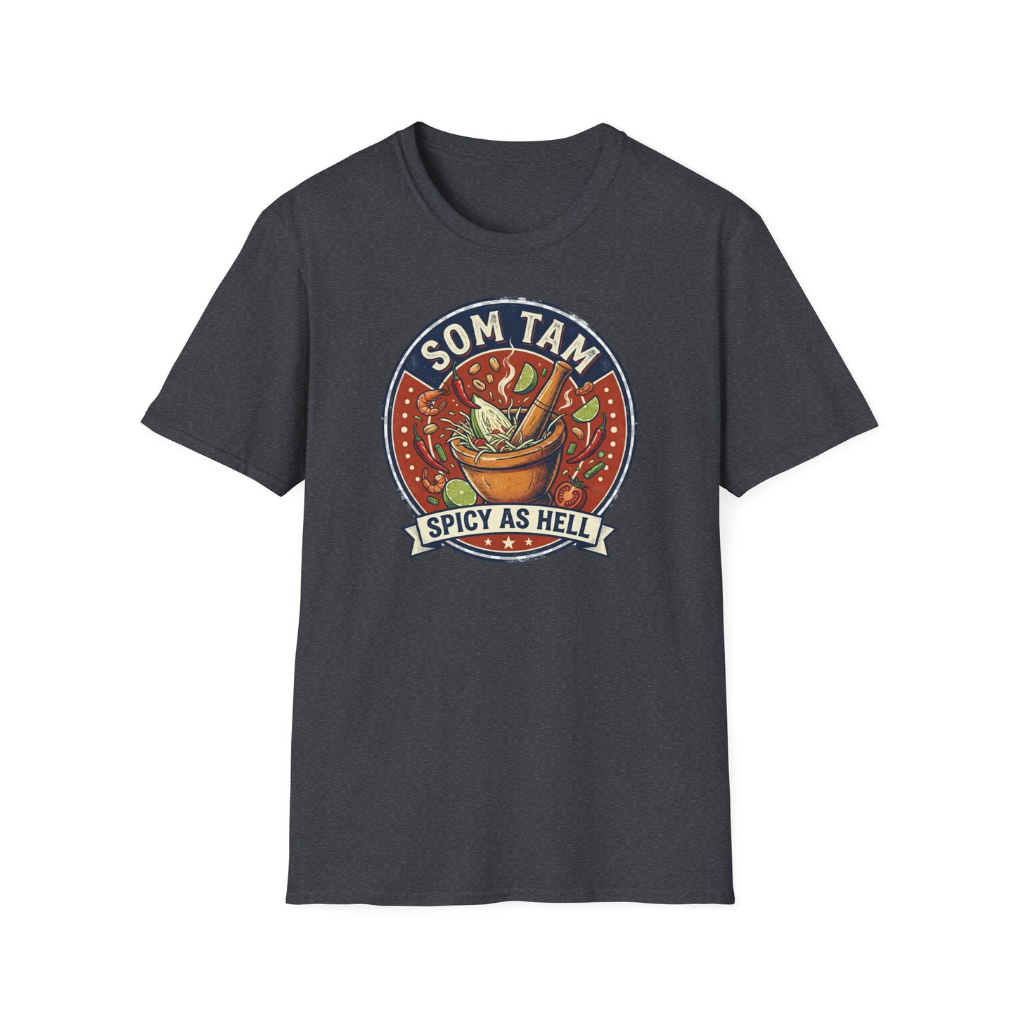 Som Tam T-Shirt Rückansicht Thai Streetwear Unisex