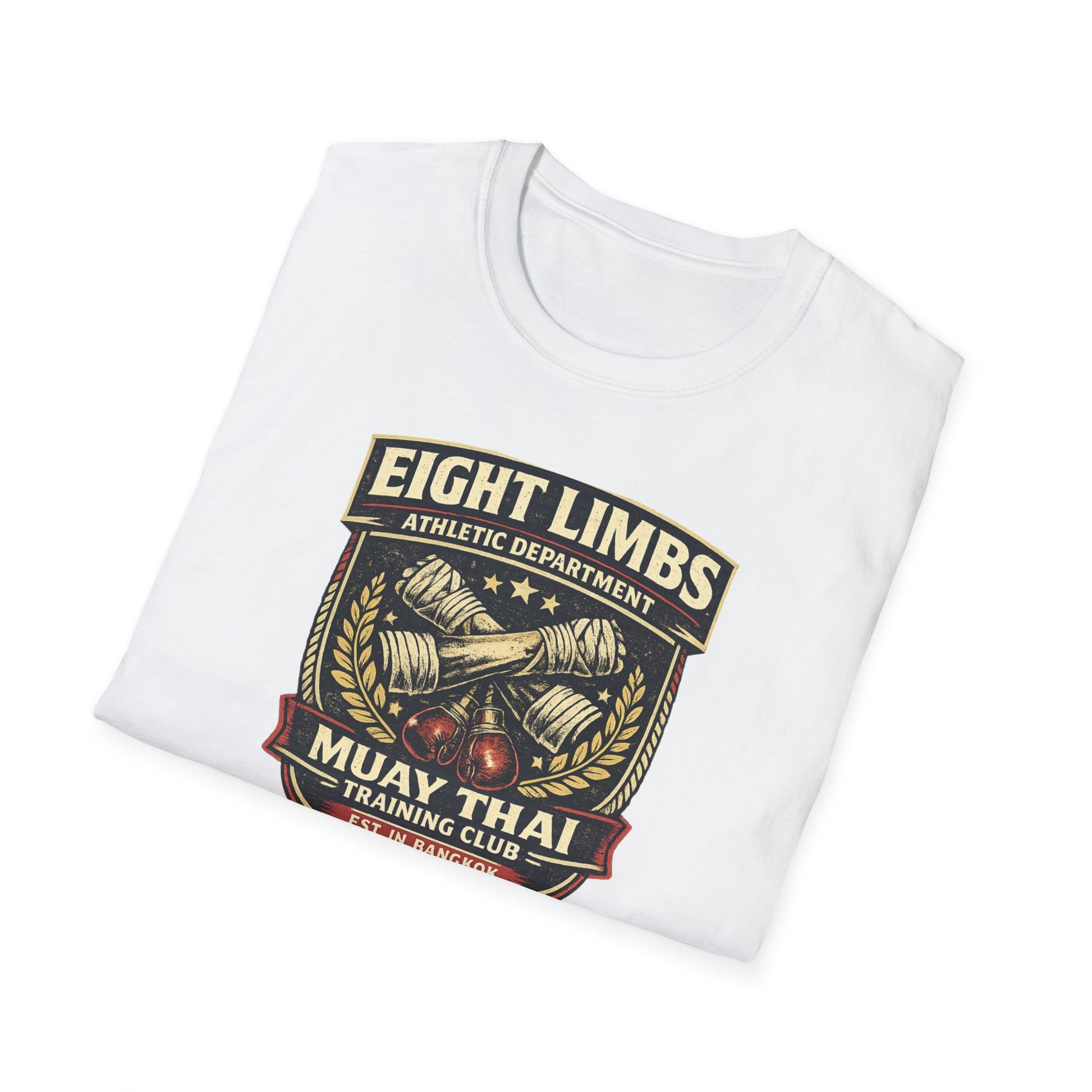 Eight Limbs T-Shirt Muay Thai Training Club Bangkok Kickboxing Tee