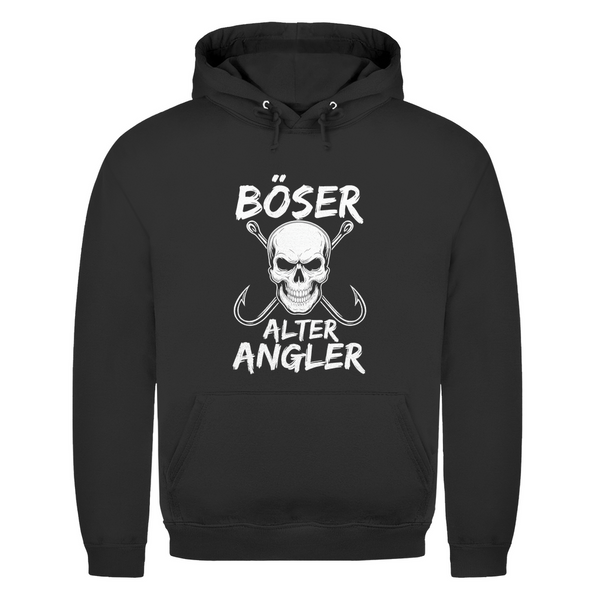 Böser alter Angler Hoodie – Das Original