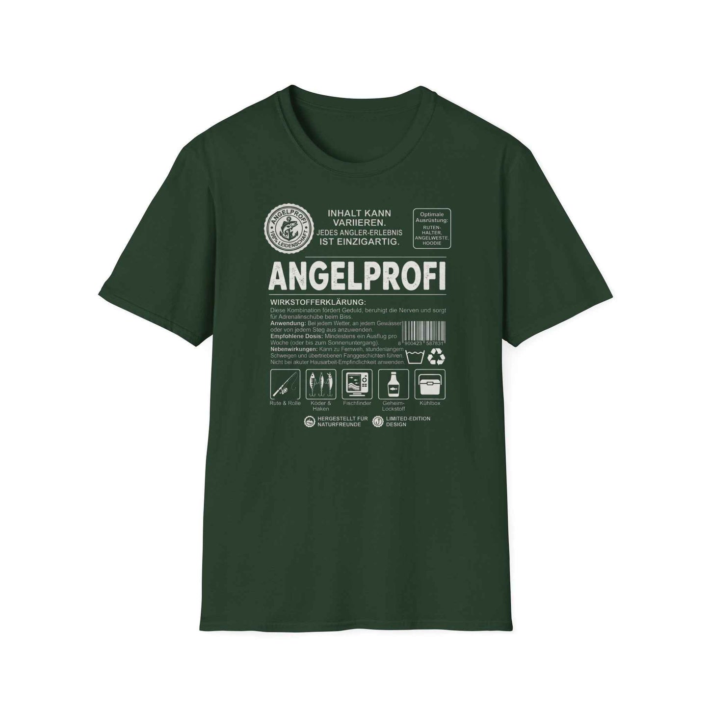 Angel Profi T-Shirt Herren – T-Shirt Größentabelle