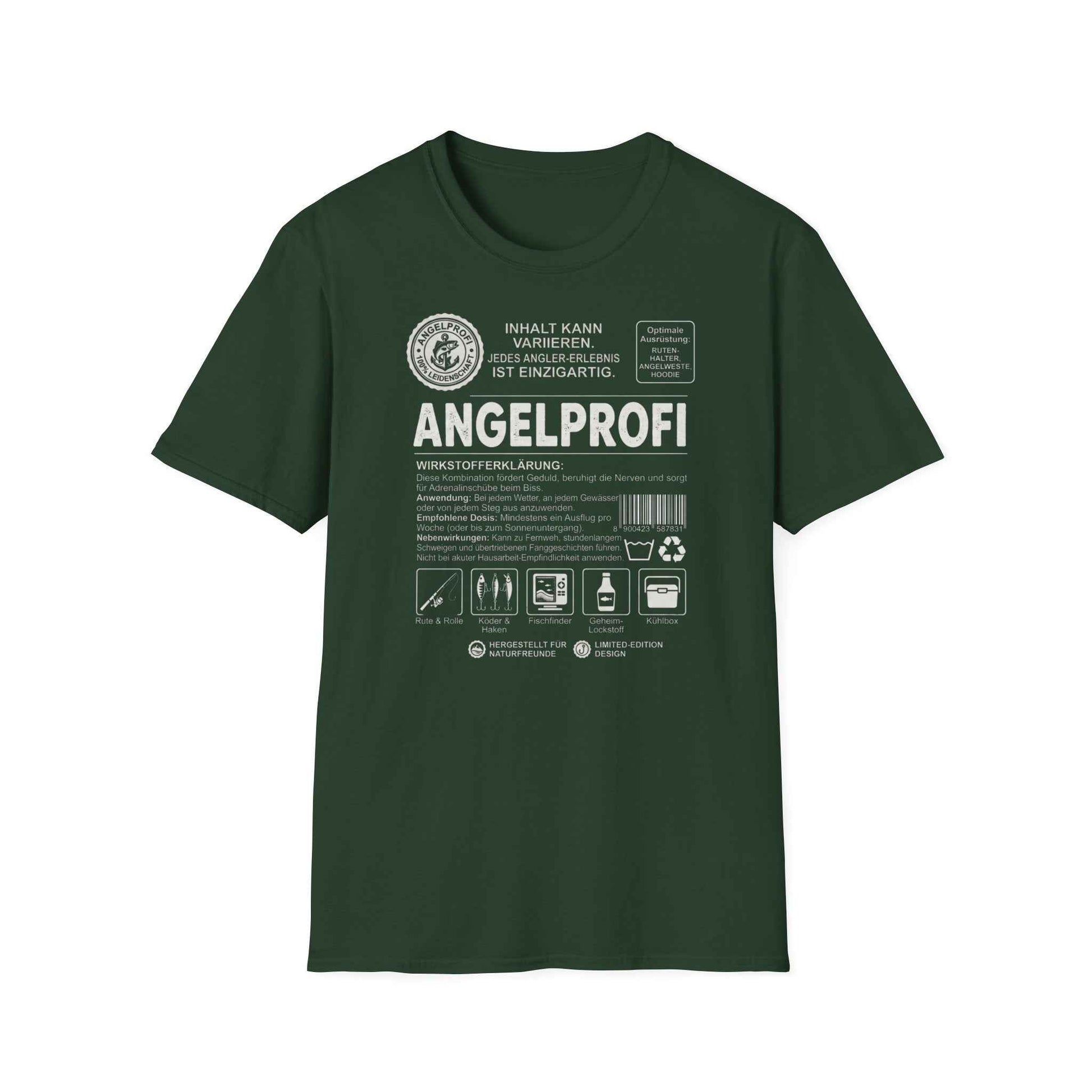 Angel Profi T-Shirt Herren – T-Shirt Größentabelle