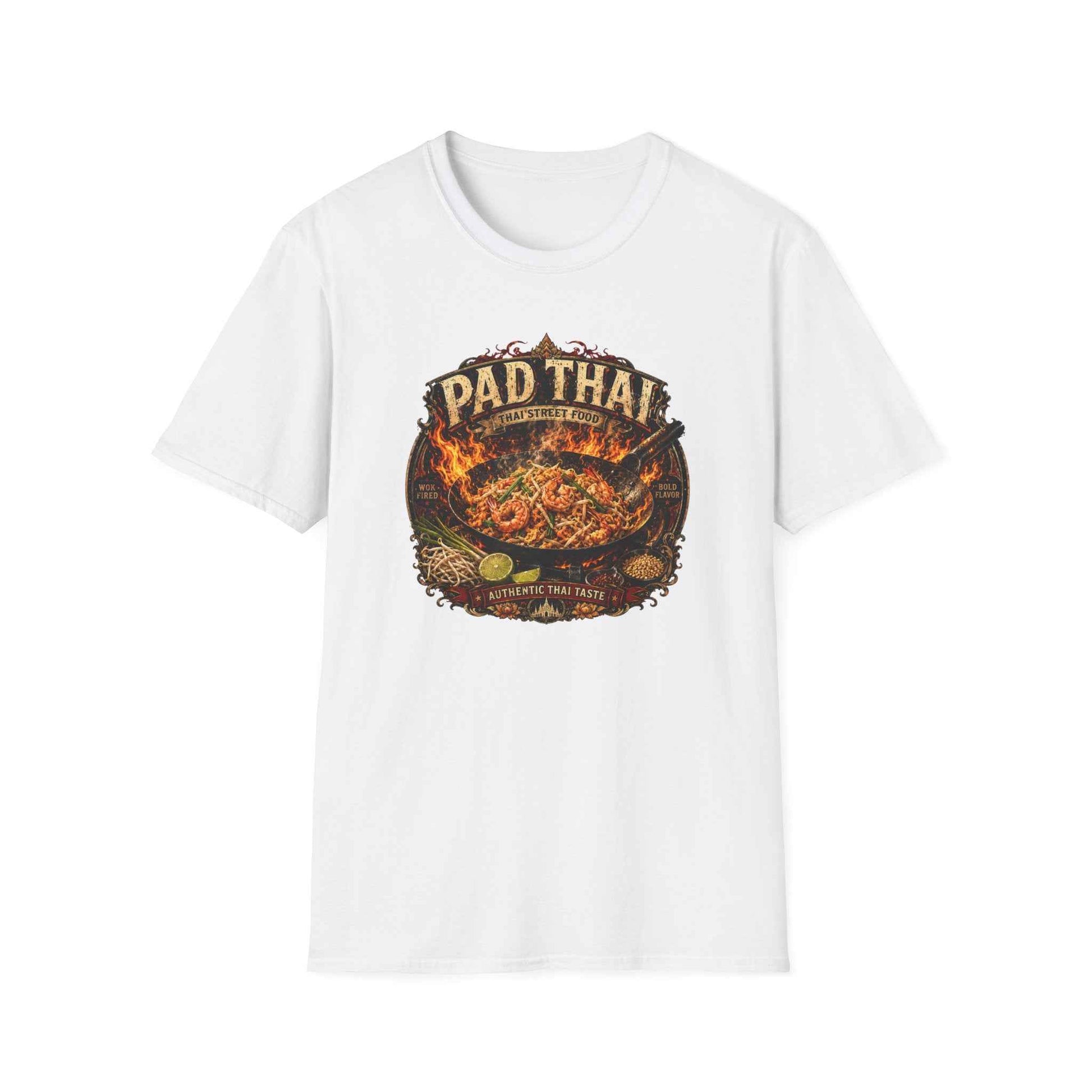 Pad Thai T-Shirt — Wok Fired Thai Street Food, Scharfe Asian Streetwear Herren Damen
