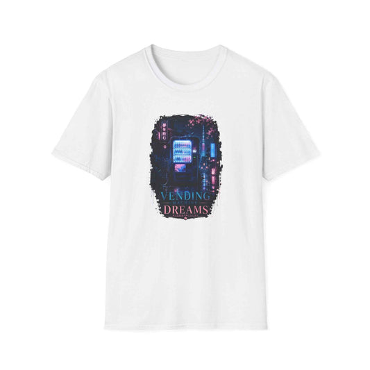 Vending Machine Dreams T-Shirt weiß Japanese Art Graphic Tee Geschenk