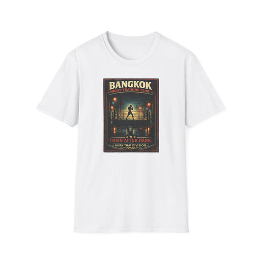 Bangkok Night Training Club T-Shirt Dark Chocolate Muay Thai Graphic Tee Vorderansicht