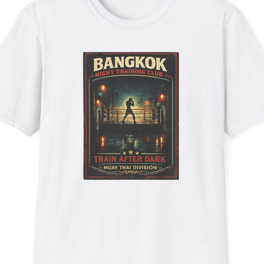 Dark Chocolate Bangkok Night Training Club T-Shirt – Design Nahaufnahme